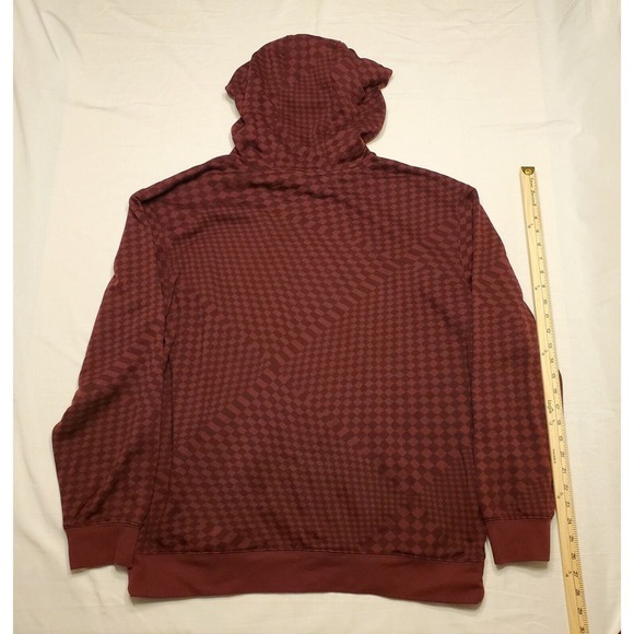 Airwalk Men's Graphic Pullover Hoodie Sweatshirt Size 2XL Dark Ox/Blood - Picture 2 of 5